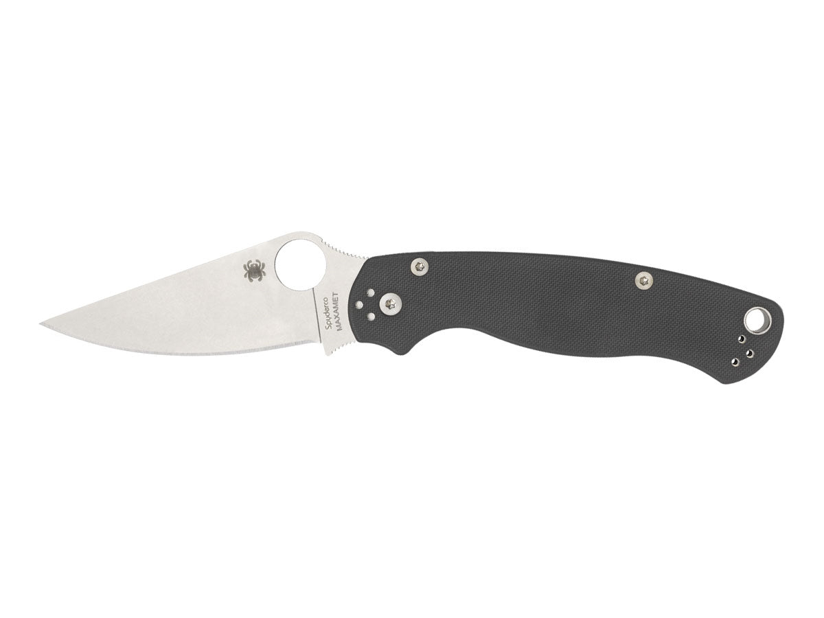 Spyderco Para Military 2 C81GPDGY2 lama Maxamet Carpenter Steel, manico G-10 grigio scuro