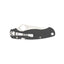 Spyderco Para Military 2 C81GPDGY2 dettaglio lama Maxamet estrema durezza e G-10 grigio