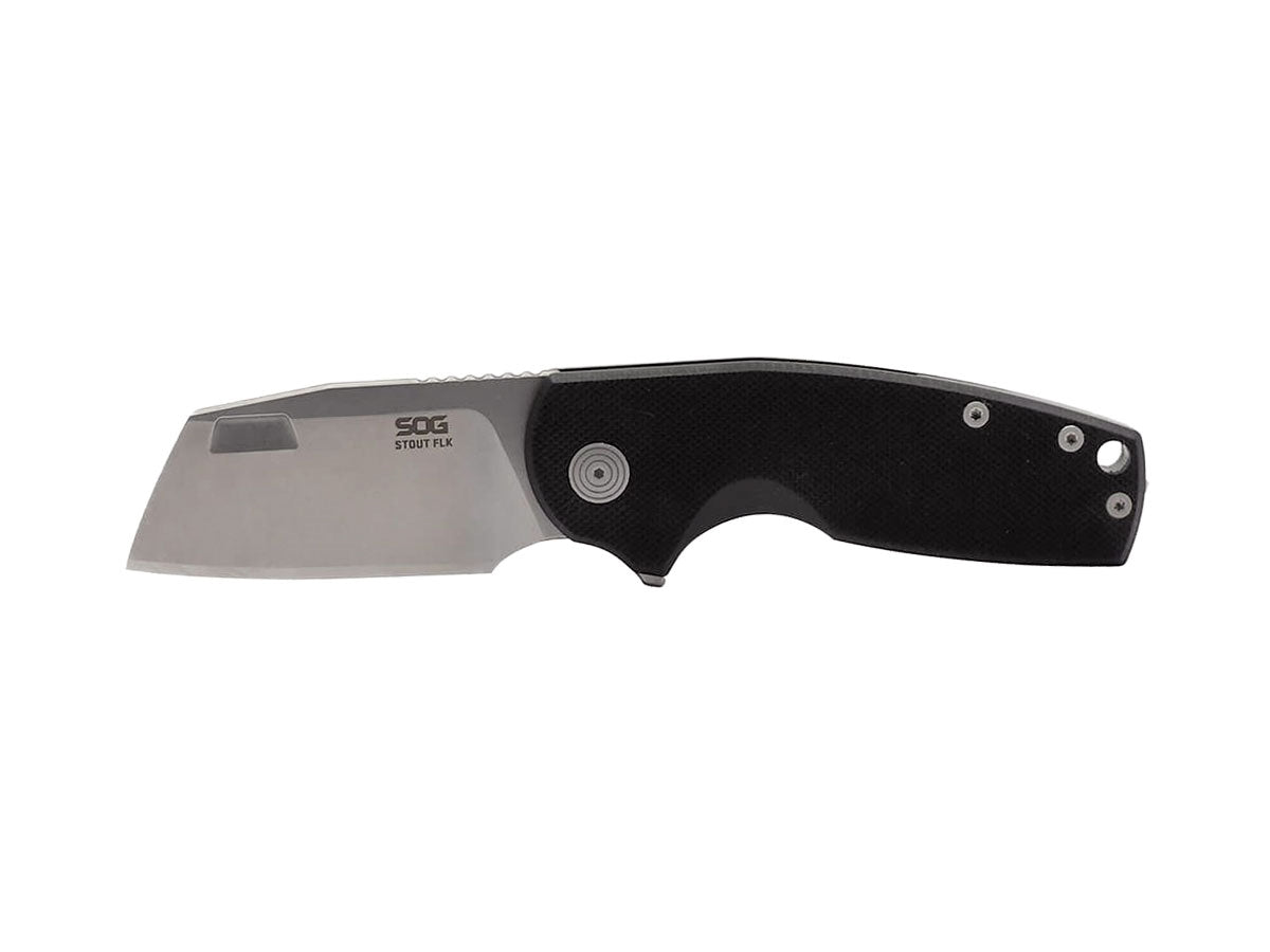 Sog Stout Flk Cleaver Black + Stonewash 14-03-12-57