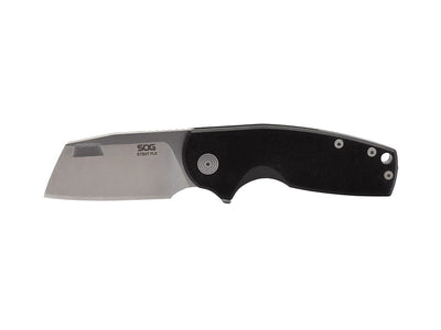 Sog Stout Flk Cleaver Black + Stonewash 14-03-12-57