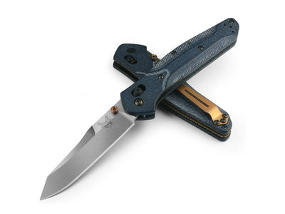 Benchmade Osborne 940-04 Reverse Tanto Denim Micarta - foto 2