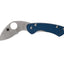 Spyderco Balance C141GPCBL lama CPM SPY27 curva piatta, manico G-10 blu cobalto