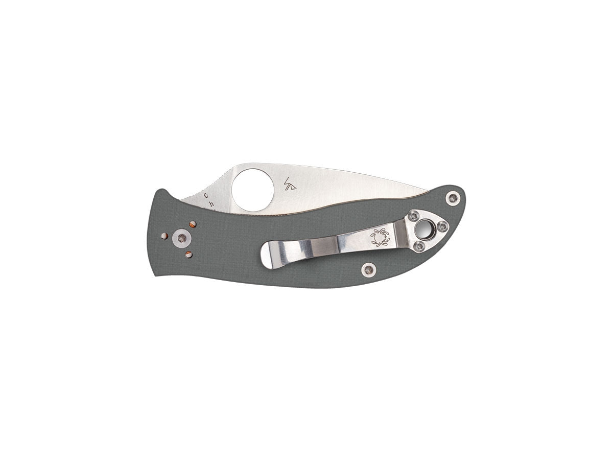 Spyderco Alcyone C222GPGY foderi acciaio scheletrati, Liner Lock