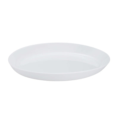 Pirofila Ovale Buffet in Plastica PBT Bianca 47x29 cm H 5,5 cm