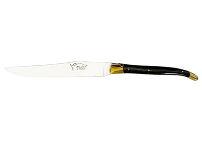Laguiole Coltello Arrosto Manico Corno