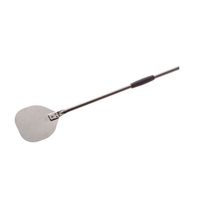 Gi.Metal Palettino Pizza Tondo Rinforzato Inox 23 cm Manico 150 cm