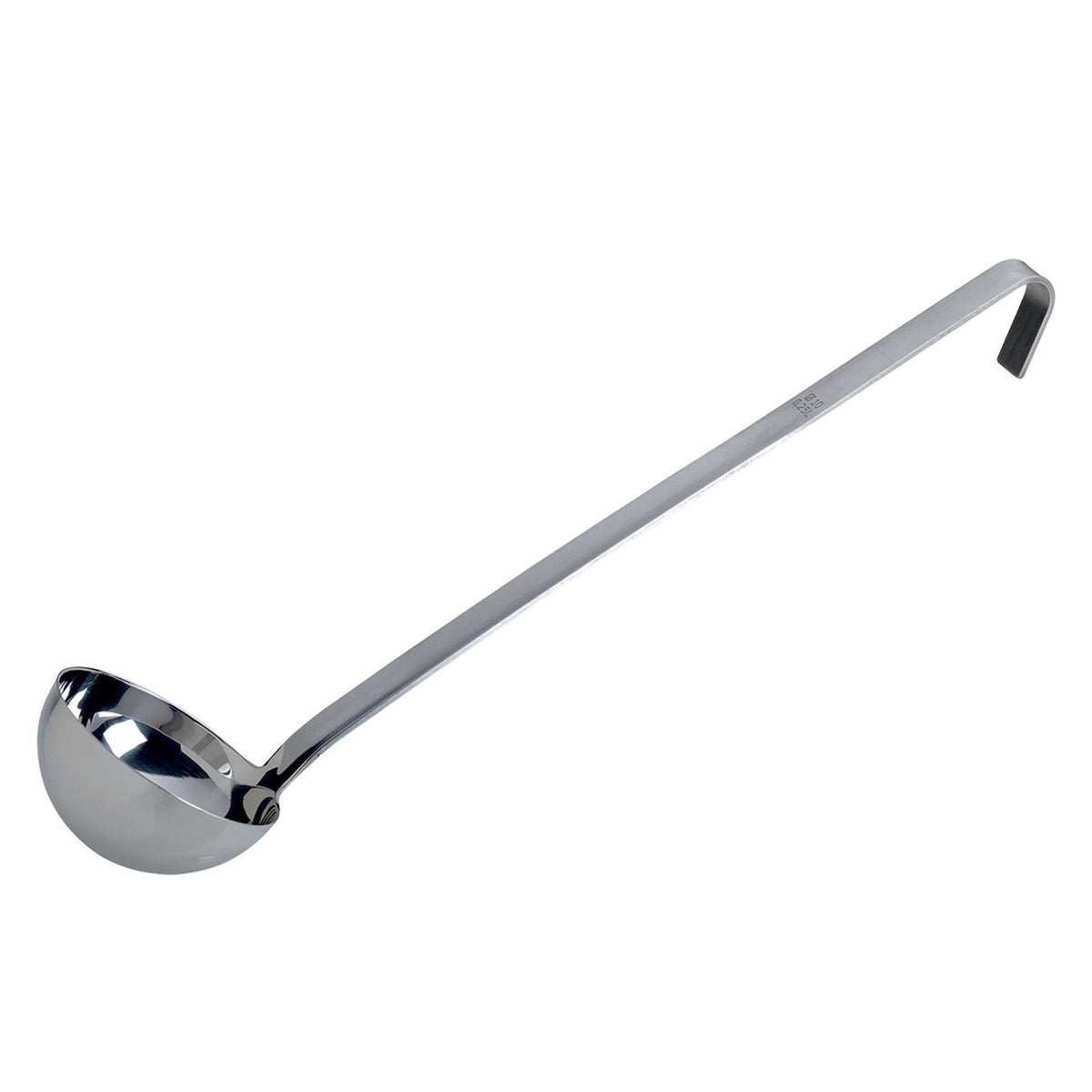 Piazza Mestolo in Acciaio Inox Ø 8 cm Manico 28 cm