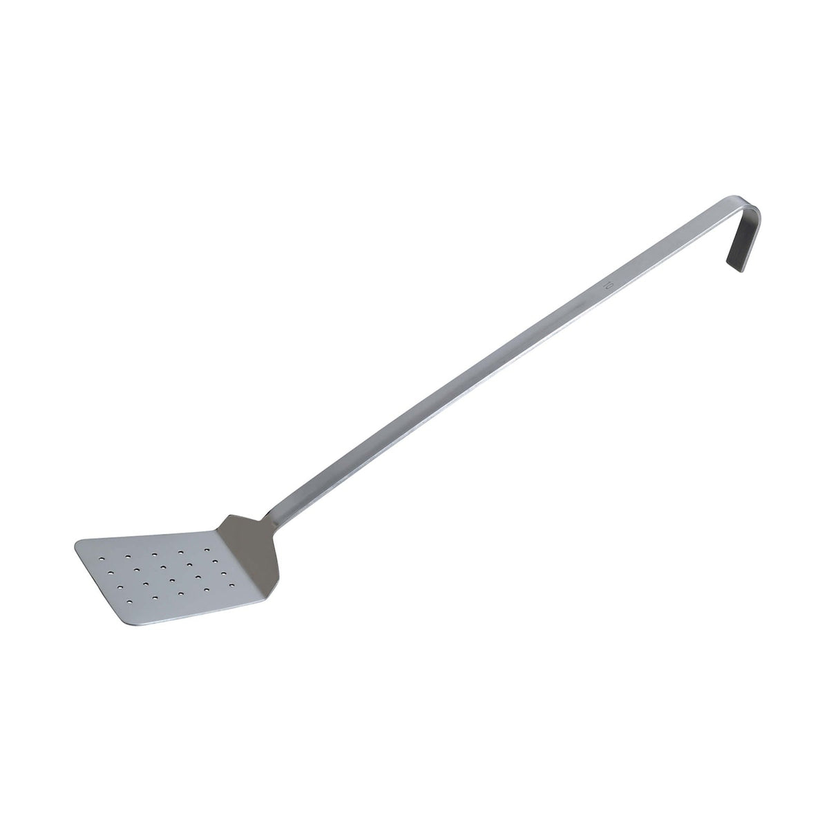 Piazza Paletta Forata in Acciaio Inox 10x9 cm Manico 32 cm