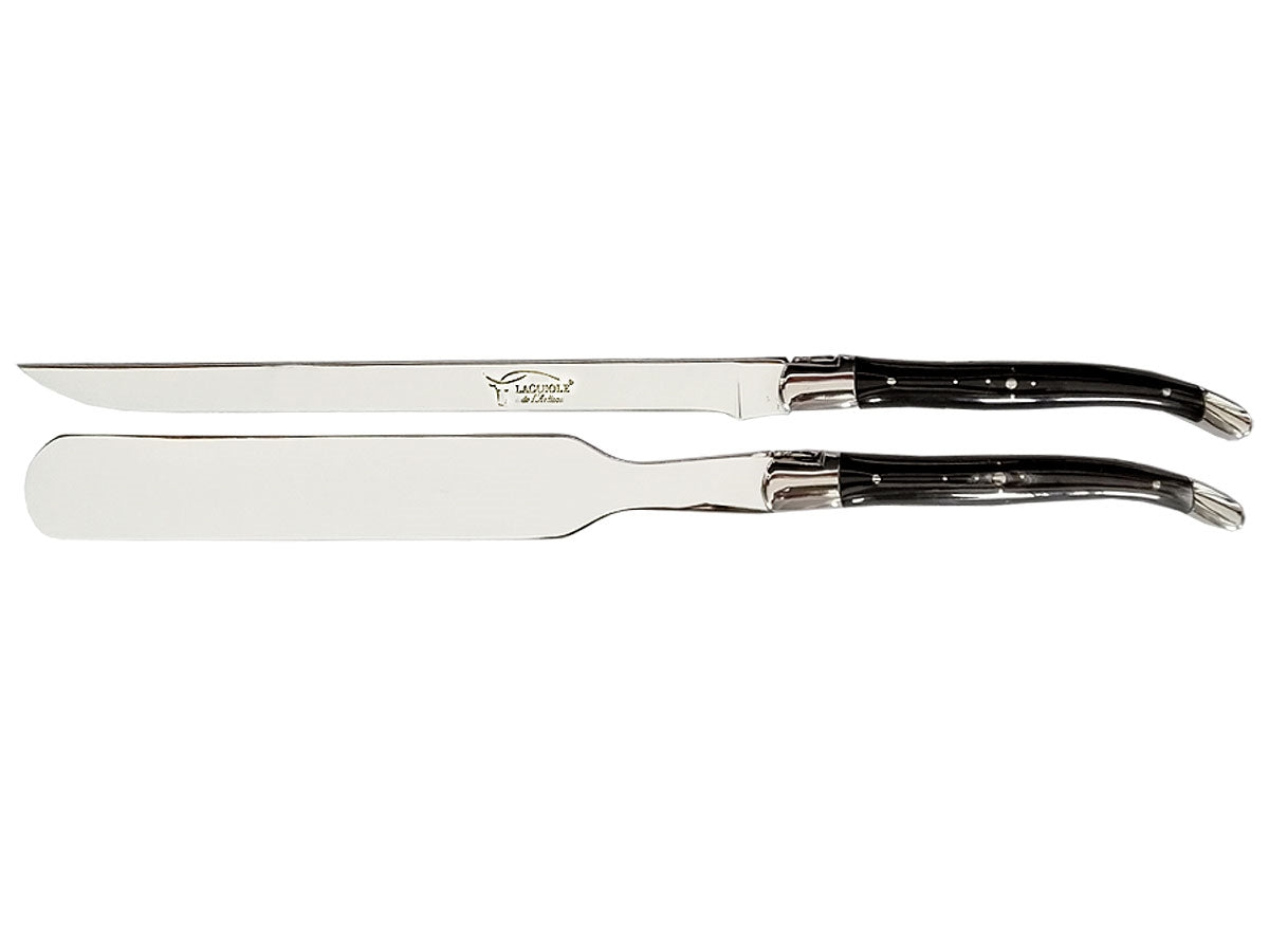 Laguiole Set "Foie Gras" 2 Pz Manico Corno