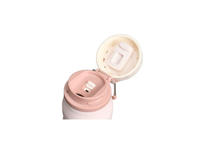 Stanley Iceflow Twist Flip Rose Quartz - coperchio girevole e gancio moschettone
