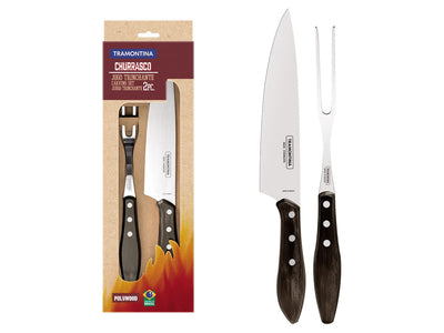 Tramontina Polywood Fsc Set Utensili Bbq 2 Pz 29899/169