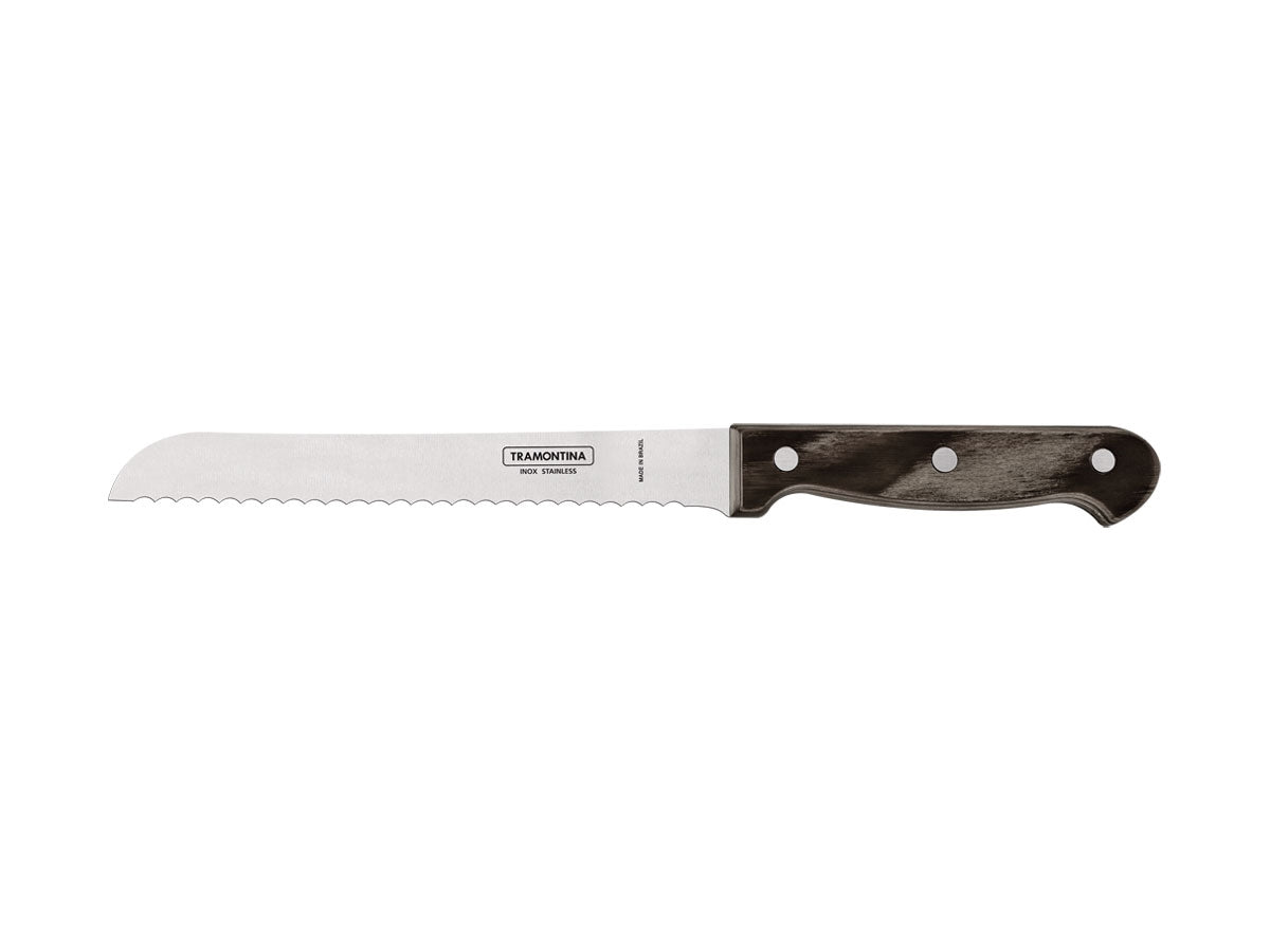Tramontina Polywood Pane (Bread knife) Cm.18 21125/197 Brown