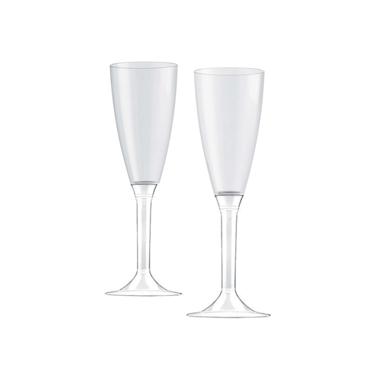 Flute in Plastica Trasparente Termosaldato 11 cl Confezione 6 Pezzi