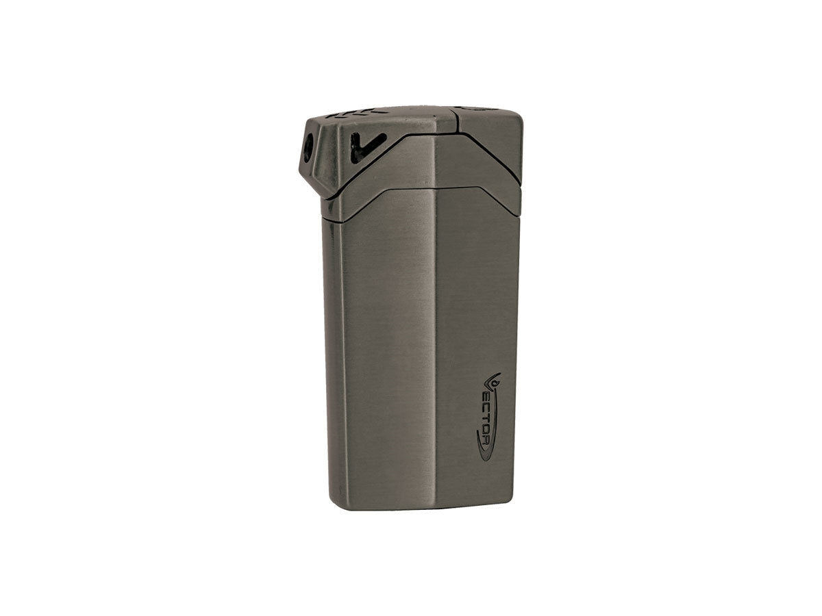 Vector Guardian accendisigari doppia fiamma gunmetal satin