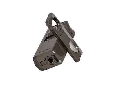 Vector Accendisigari Thor Single W/ Rotating V-Cutter 02 Gunmetal Satin - foto 2