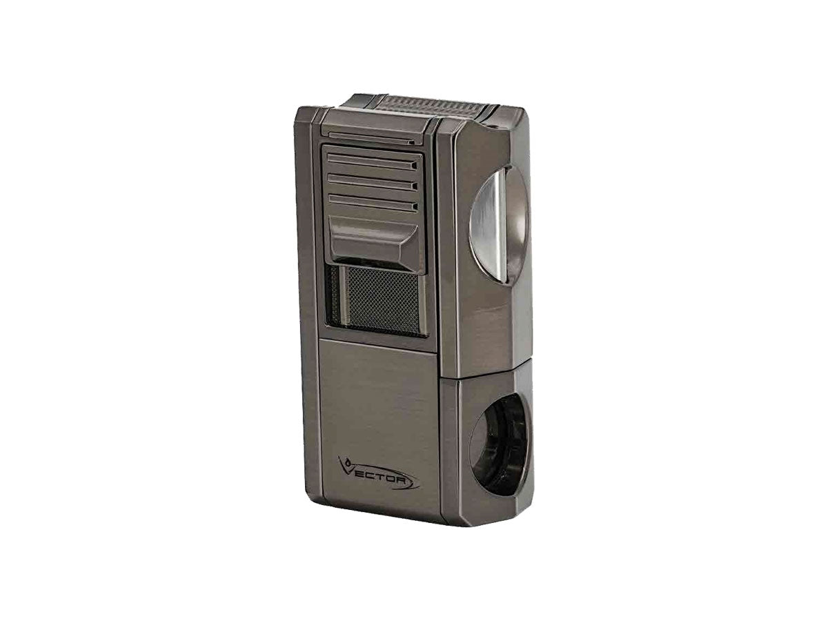 Vector Accendisigari Thor Single W/ Rotating V-Cutter 02 Gunmetal Satin