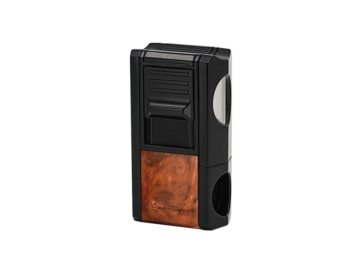 Vector Thor accendisigari jet tagliasigari V rotante mahogany marble