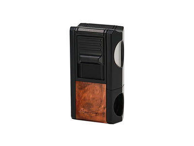 Vector Thor accendisigari jet tagliasigari V rotante mahogany marble