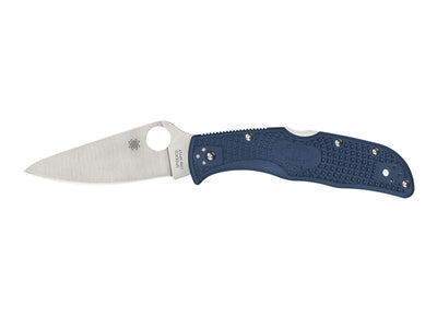 Spyderco Endela C243PCBL lama CPM SPY27 completamente piatta, manico FRN blu cobalto