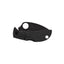 Spyderco Manbug MBKWSBK dettaglio lama Wharncliffe seghettata nera e manico FRN nero portachiavi