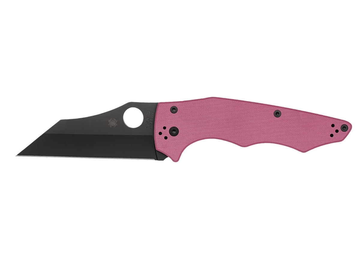 Spyderco Yojumbo Pink C253GPNBKP manico G-10 rosa, lama Wharncliffe nera