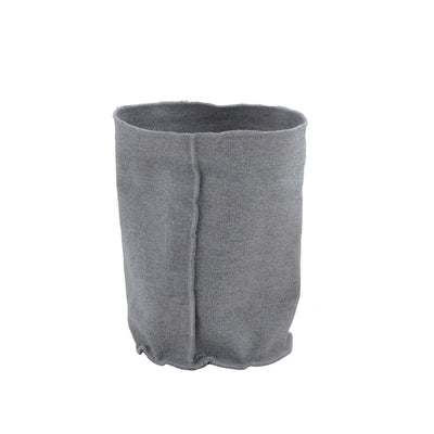 Cestino Portagrissini Tondo Grigio Ø 12 cm H 21 cm Confezione 2 Pezzi