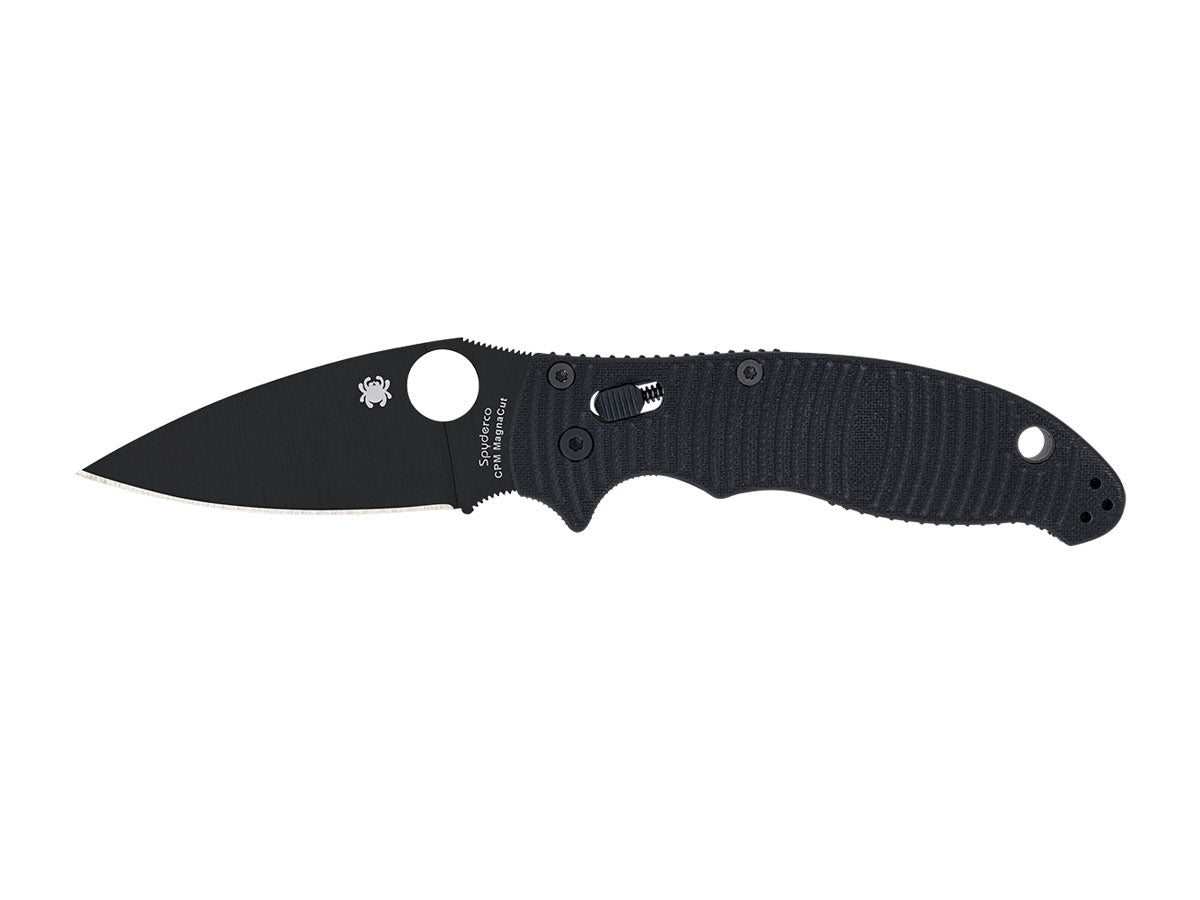 Spyderco Manix 2 Salt G-10 Black Cpm Magnacut Plain C101GMCBKP2