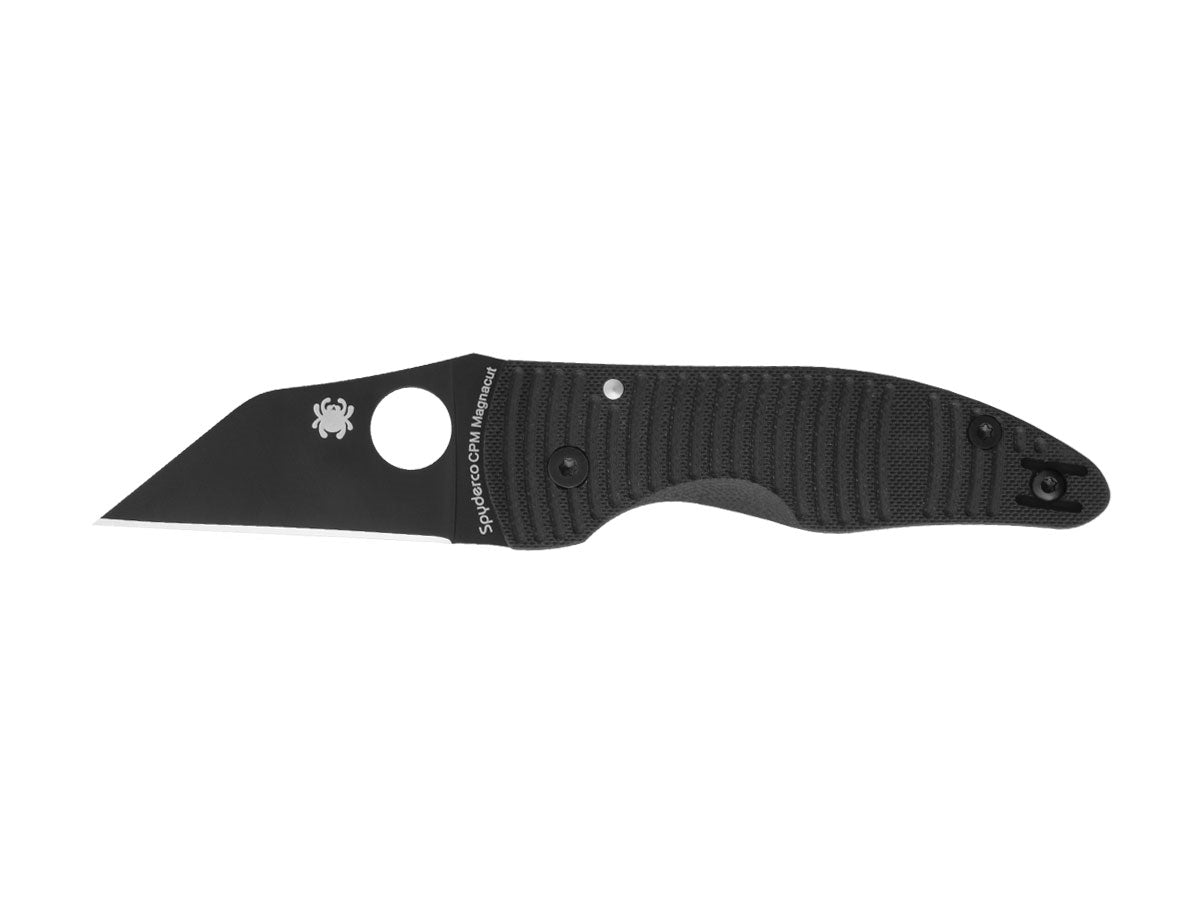 Spyderco MicroJimbo Salt MagnaCut C264GMCBKP manico G-10 nero, lama Wharncliffe CPM MagnaCut