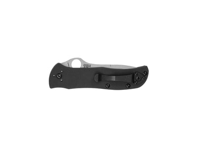 Spyderco Starmate C55G20CVP lama CPM 20CV flat grind G-10 nero clip tascabile - dettaglio lama