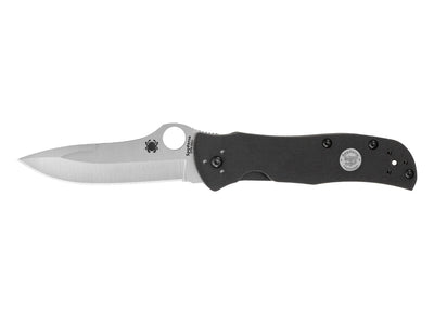 Spyderco Starmate C55G20CVP lama CPM 20CV manico G-10 nero Bob Terzuola Trademark Round Hole - vista principale