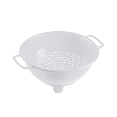 Scolapasta in Plastica Bianco 26 cm