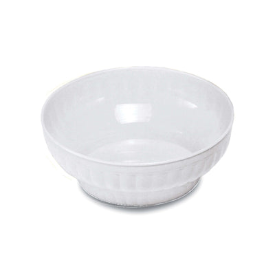 Insalatiera Costolata in Plastica Bianca 28 cm