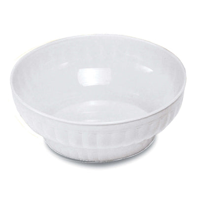 Insalatiera Costolata in Plastica Bianca 34 cm