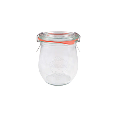 Weck Vasetto in Vetro Completo di Coperchio 220 ml