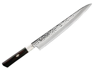 Mcusta Zanmai Supreme Hammered Sujihiki 10.6" Cm.27 ZSH2B-4011DH