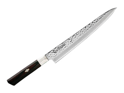 Mcusta Zanmai Supreme Hammered Sujihiki 9.4" Cm.24 ZSH2B-4010DH