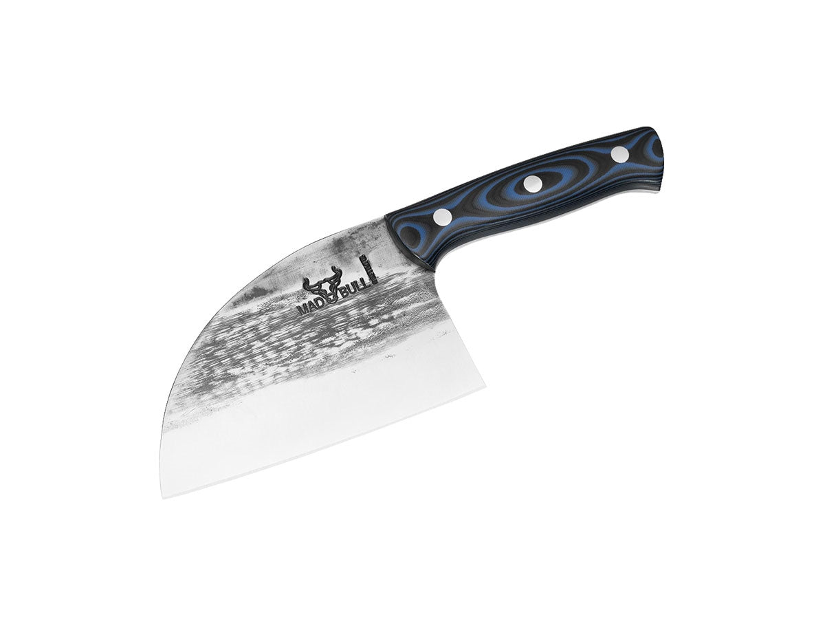 Samura Mad Bull Small Chopper Mannaia G-10 Black&Blue (Cleaver) Cm.14,5 SMB-0041