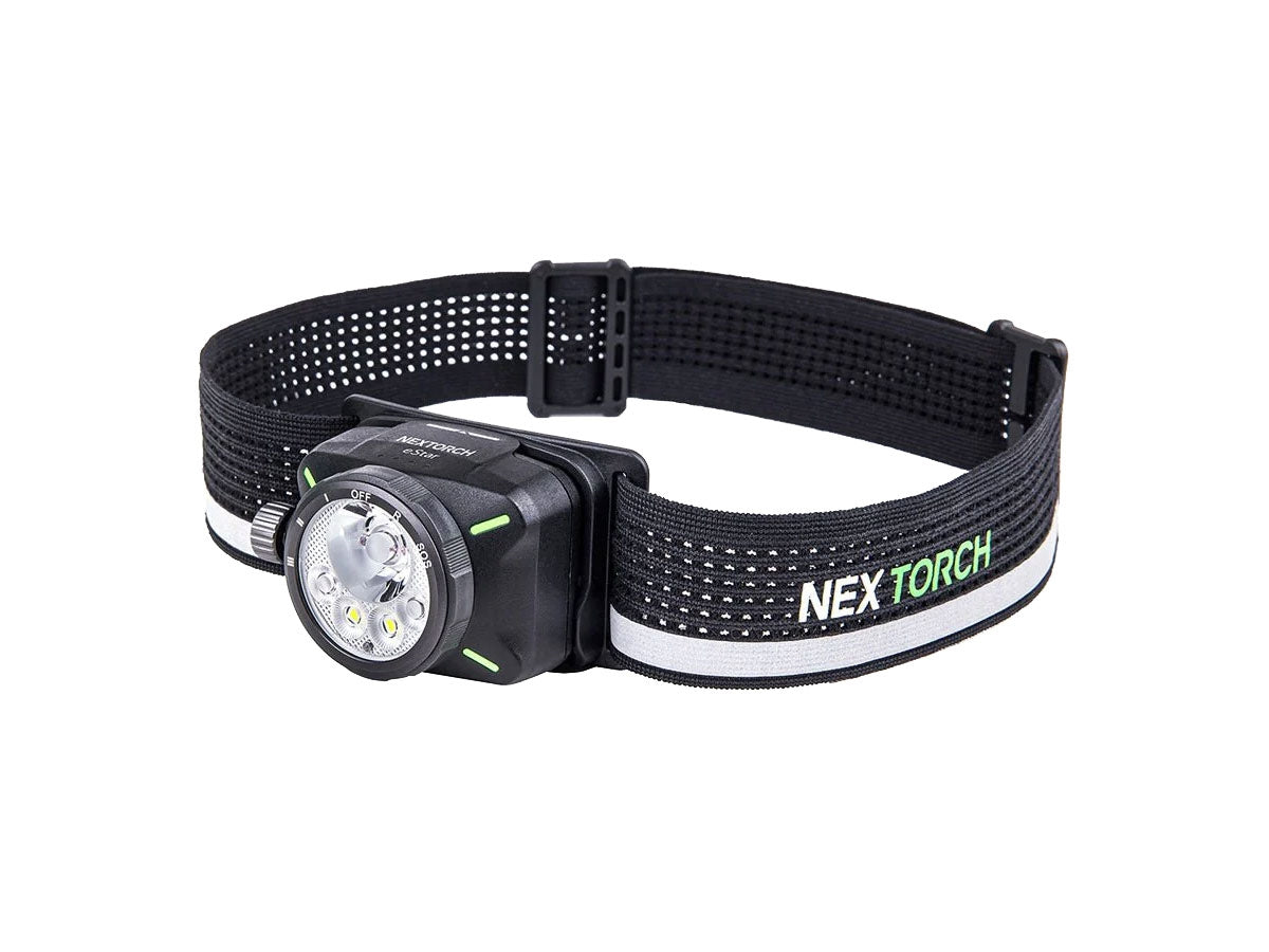 Nextorch Headlamp eSTAR Ricaricabile 1300 Lumens Led Black