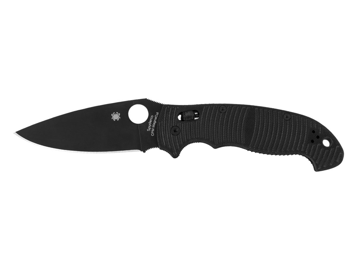 Spyderco Manix 2 Xl Salt G-10 Black Cpm Magnacut Plain C95GMCBKP2