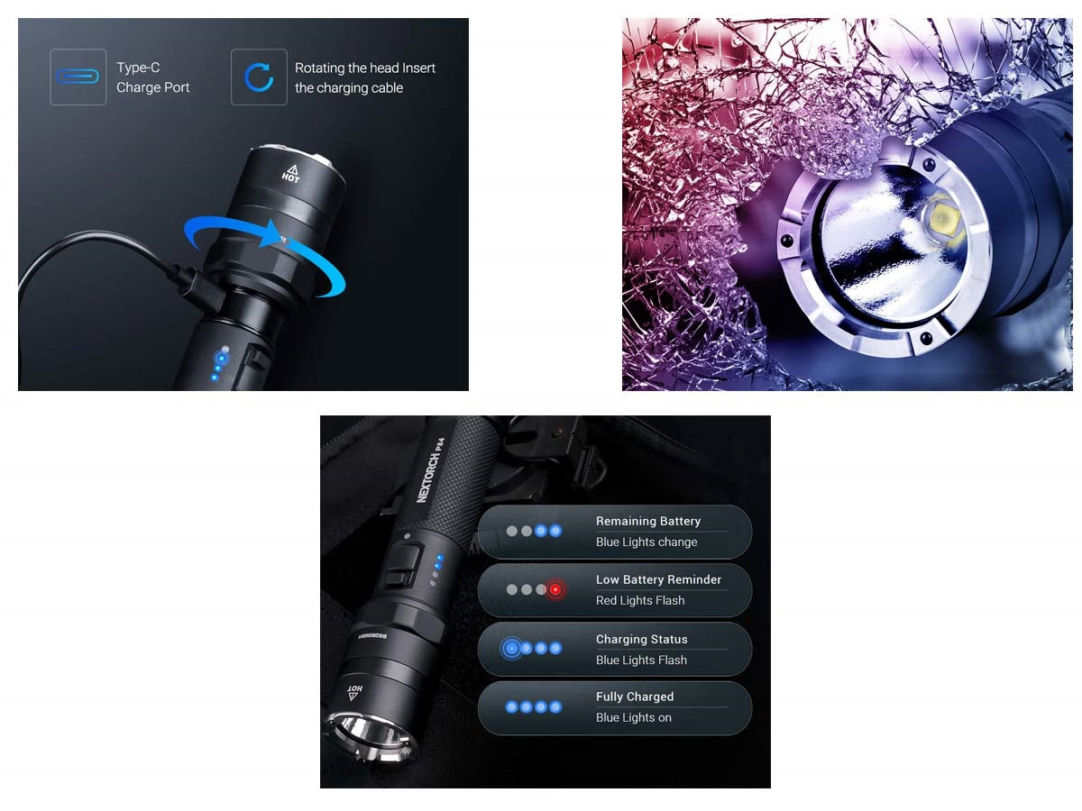 Nextorch P84 Ricaricabile 3700 Lumens Led - foto 3