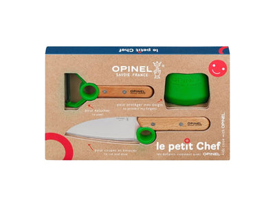 Opinel Set "Le Petit Chef" 3Pz Vert (003113)
