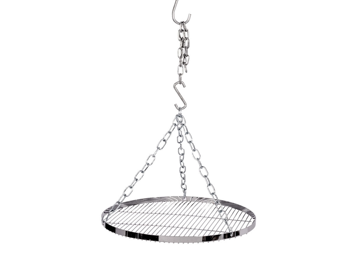 Petromax griglia sospesa treppiede H-GRATE50 acciaio cromato tre catene