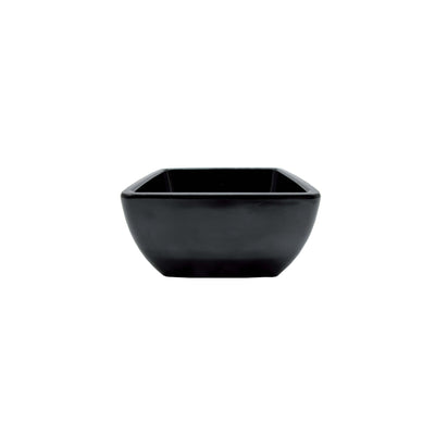 Coppa Quadrata in Melamina Nera 19x19 cm per Buffet