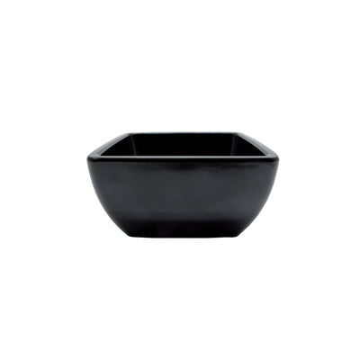 Coppa Quadrata in Melamina Nera 25,4x25,4 cm per Buffet