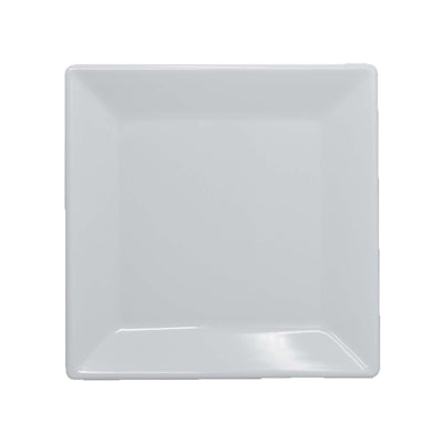 Vassoio Quadrato con Falda in Melamina Bianca 42,5x42,5 cm