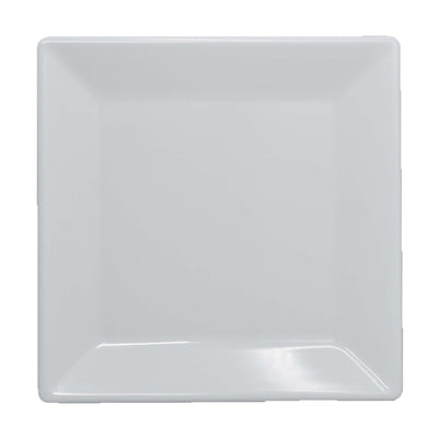 Vassoio Quadrato con Falda in Melamina Bianca 47,2x47,2 cm