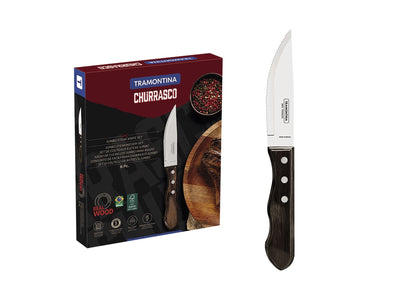 Tramontina Polywood Fsc Set Carne Jumbo 6 Pz 29899/165 Brown
