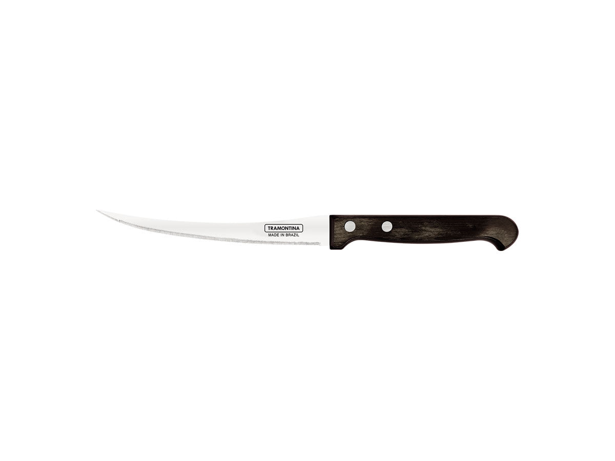 Tramontina Polywood Pomodori (Tomatoes knife) Cm.13 29810/185 Brown