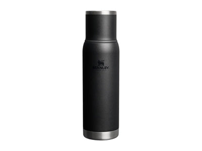 Stanley Adventure To-Go Bottle 1l, freddo 27 ore, design aerodinamico, Black 2.0