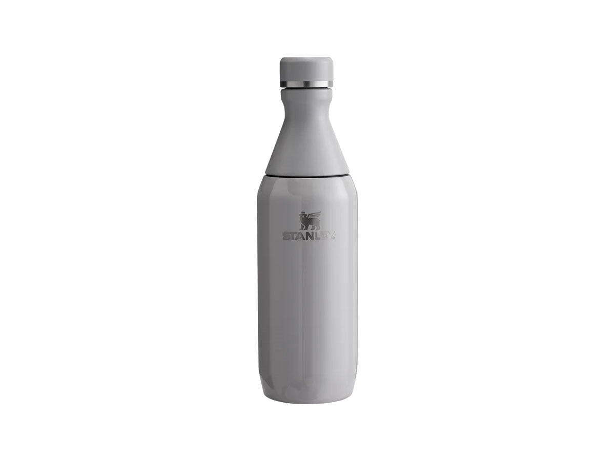 Stanley All Day Slim Bottle 350ml in acciaio riciclato 90%, freddo 3h, Ash Gloss